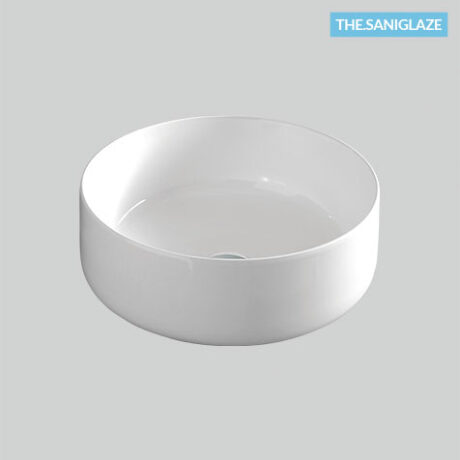 COGNAC COUNTERTOP WASHBASIN 42 WHITE -WITHOUT decor
