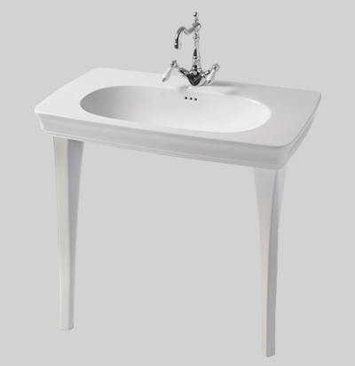 Civitas pair of ceramic legs with-without decor