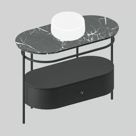 drawer and half - moon basket for structure platinum