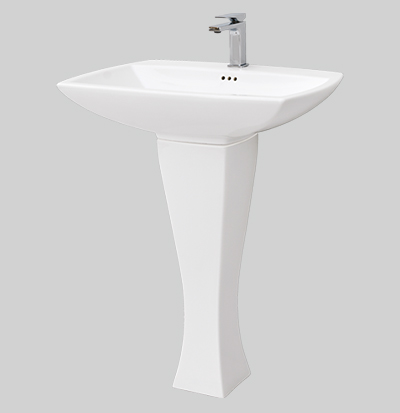 Jazz wall -hungfor column washbasin 70x49 whith-without decor