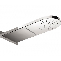 SOFFIONE PARETE C/CASS INOX
