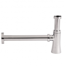 DIVA P TRAP 1'A1/4 CHROME PKATED BRASS
