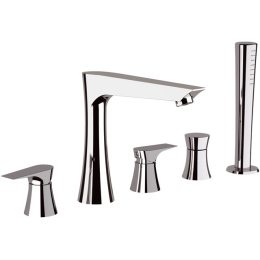 DIVA DECK BATH MIXER CHROME