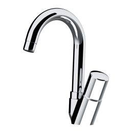 FUSION SINK MIX 45'B' SWIVEL SPOT CHROM