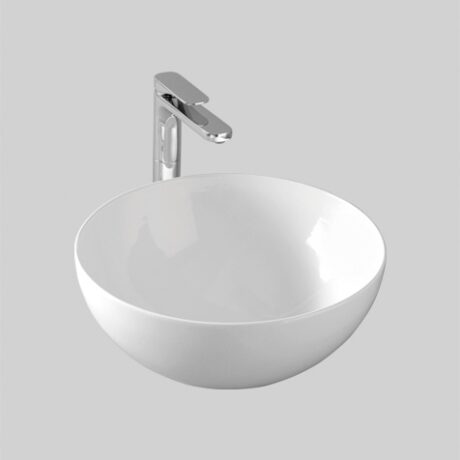 LA CIOTOLA COUNTER WASHBASIN 46 WHITE - WITHOUT decor