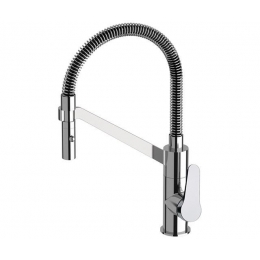 OMEGA SINK MIX BLACK HOSE SPRING 260CHR