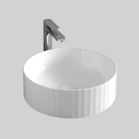 MILLERIGHE COUNTER TOP WASHBASIN 44 WHITE - WITHOUT decor