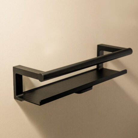 SHOWER SOAP DISH WITH GLASS WIPER (35X11X9) BKMT