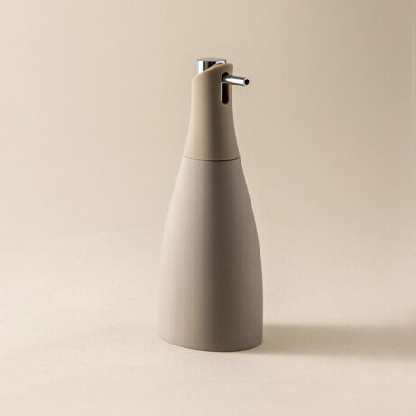 SOAP DISPENSER SOFT GRAY (6X8X19) 300 ML
