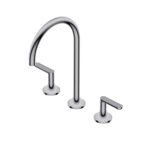 THREE HOLES BASIN GROUP,SPOUT L=160MM H=293MM, CHROME