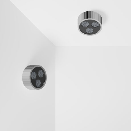 BRASS SHOWER HEAD,INSTALLATION ON WALL,CEILING OR AS BODY JET,AESTHETIC RING NUT AND WATER SUPPLY INSERT