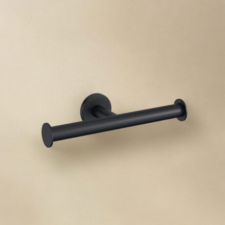 DOUBLE PAPER HOLDER WITHOUT COVER SOFT BL (MAT BL)