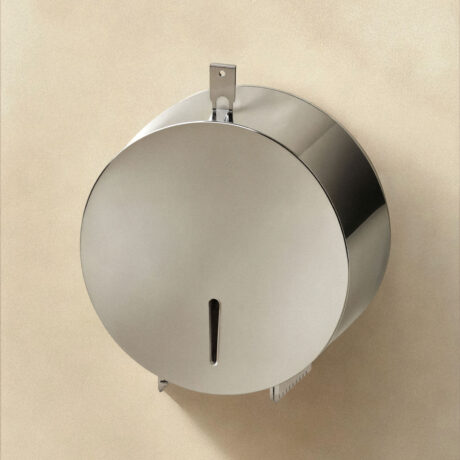 TOILET PAPER DISPENSER GLOSSY STAINLESS STEEL (25X25)