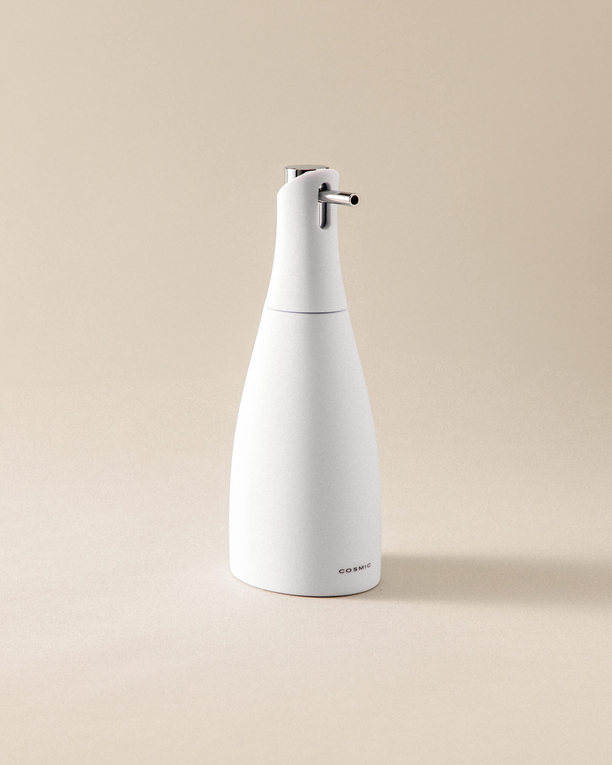SOAP DISPENSER SOFT WH (6X8X19) 300ML