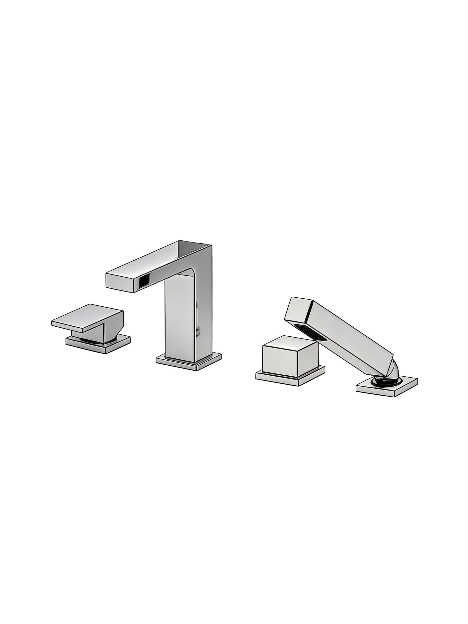 QUADRO DECK MOUNTED BATH MIXER