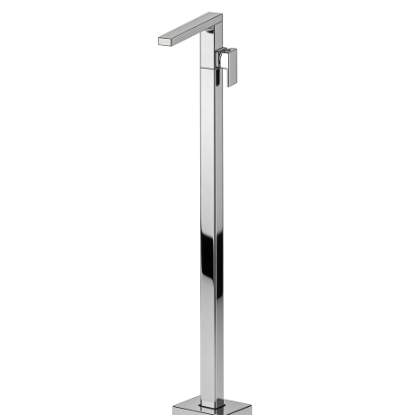 QUADRO FLOOR MOUNTED WASH-BASIN MIXER WITHOUT WASTE