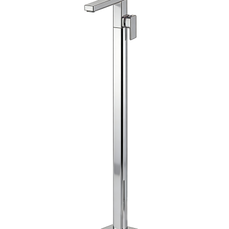 QUADRO FLOOR MOUNTED WASH-BASIN MIXER WITH 1"1/4 CLICK CLACK WASTE