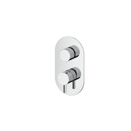 STILO EXTERNAL SET FOR 2 WAYS BUILT-IN SHOWER MIXER