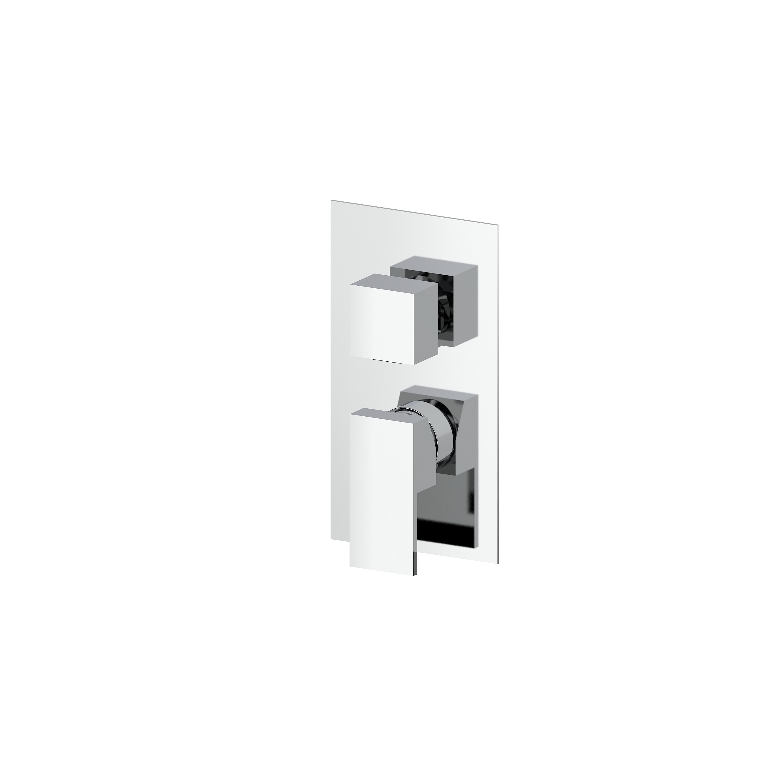 QUADRO EXTERNAL SET FOR 3 WAY BUILT IN SHOWER MIXER