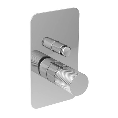 Mylos External Parts For Wall Shower Mixer With Push Button Diverter