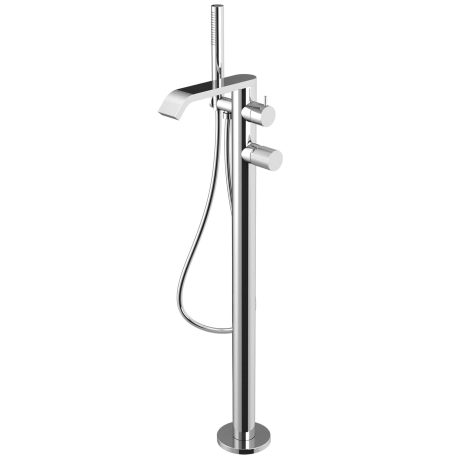 Mylos External Parts For Floor Bathtub Mixer With Shower Kit