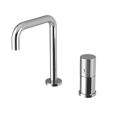 Mylos 2 Holes Washbasin Mixer Without Pop-Up Waste