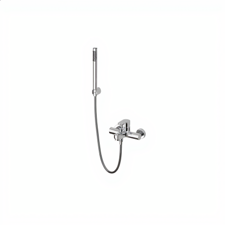 Indy External Bath Mixer With Flexible Hose and Hand Shower