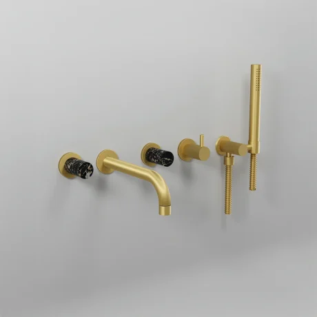 Aqua Marble Built-in bath and shower mixer with shower set
