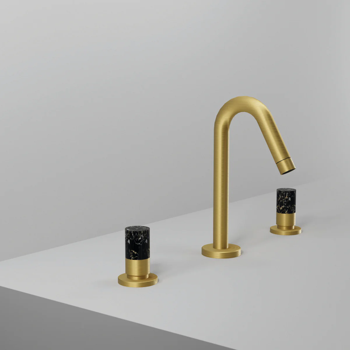 Aqua Marble Three-holes basin mixer