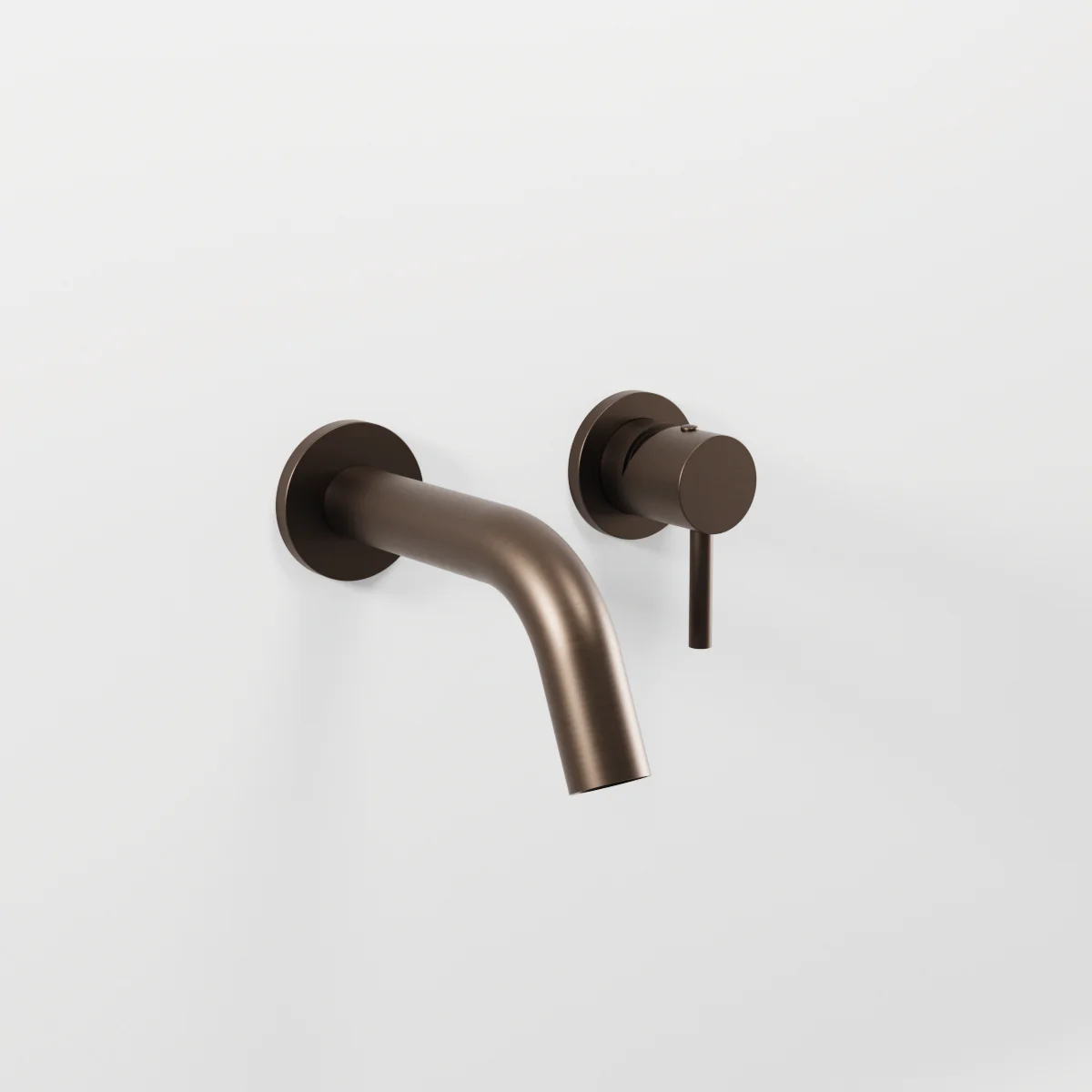 On Built-in basin mixer with 186 mms spout and ? 30 mm flange