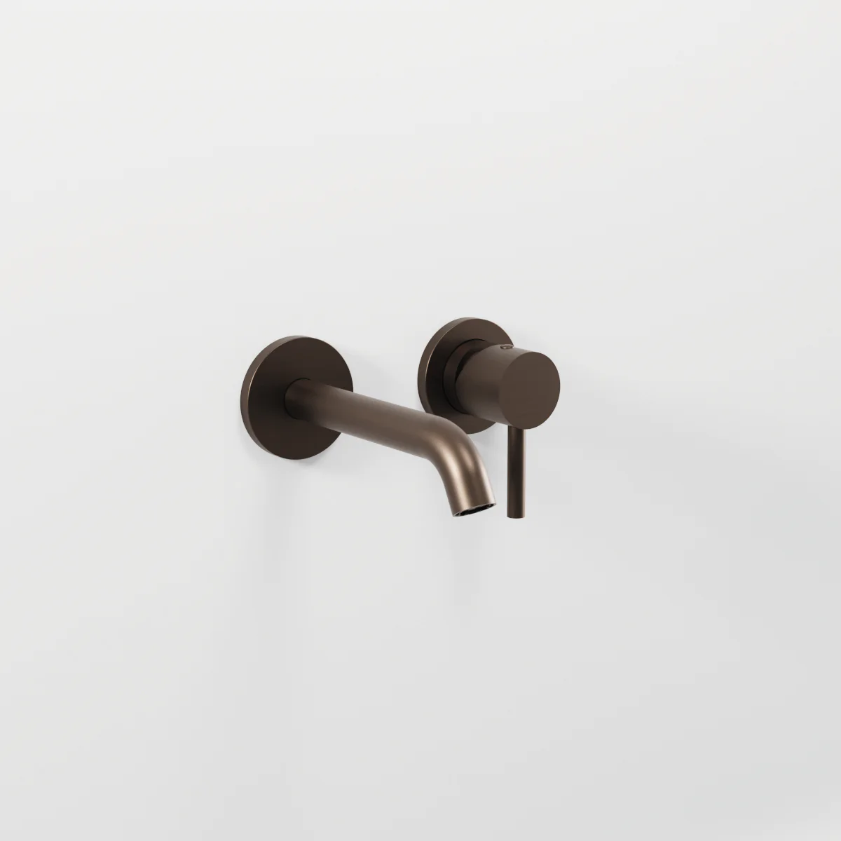 On Built-in basin mixer with 21 mm and 190 mms. spout