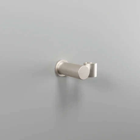 On 226 mms. long wall basin mixer with 182 mms. waterfall spout with cartridge placed in the spout