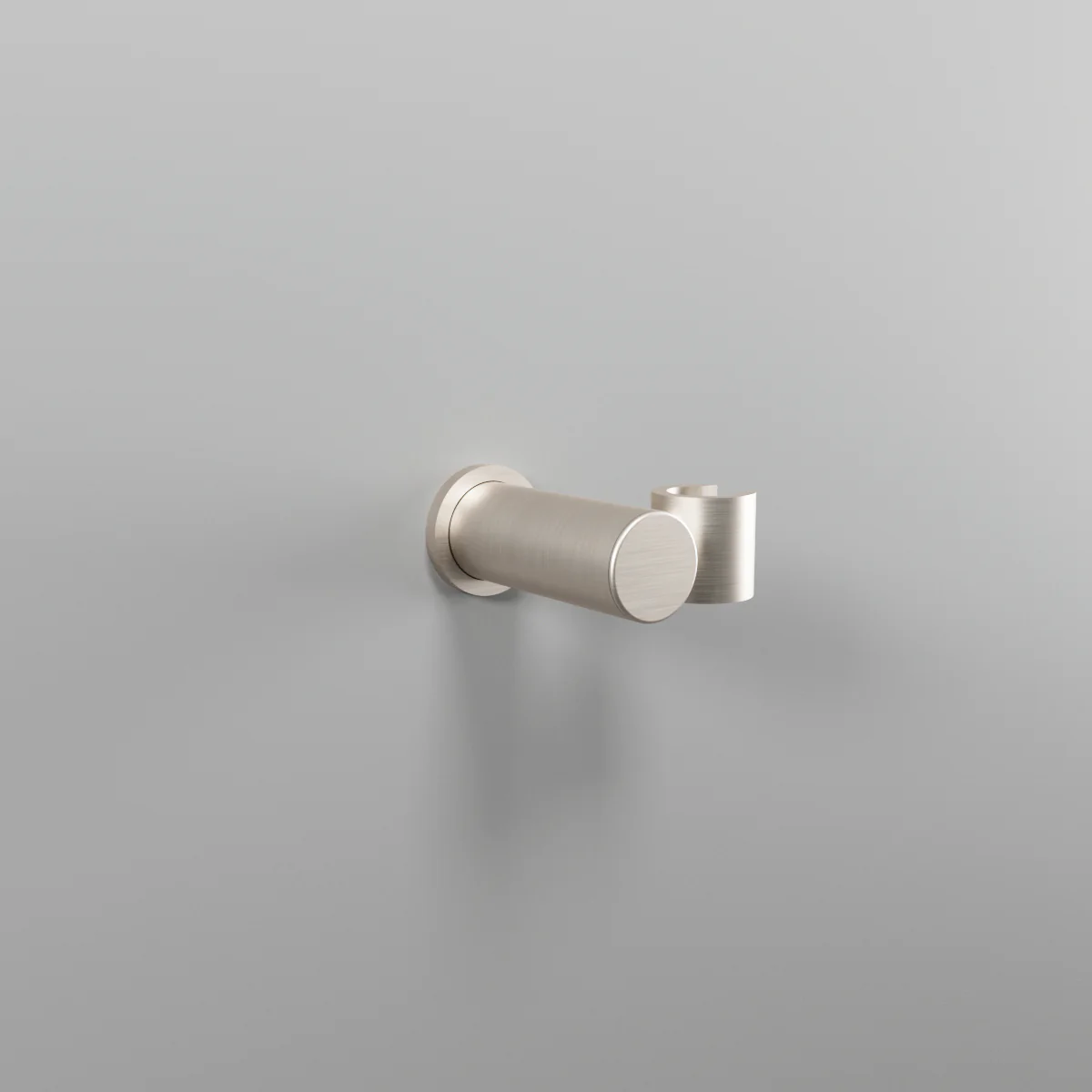 On 226 mms. long wall basin mixer with 182 mms. waterfall spout with cartridge placed in the spout