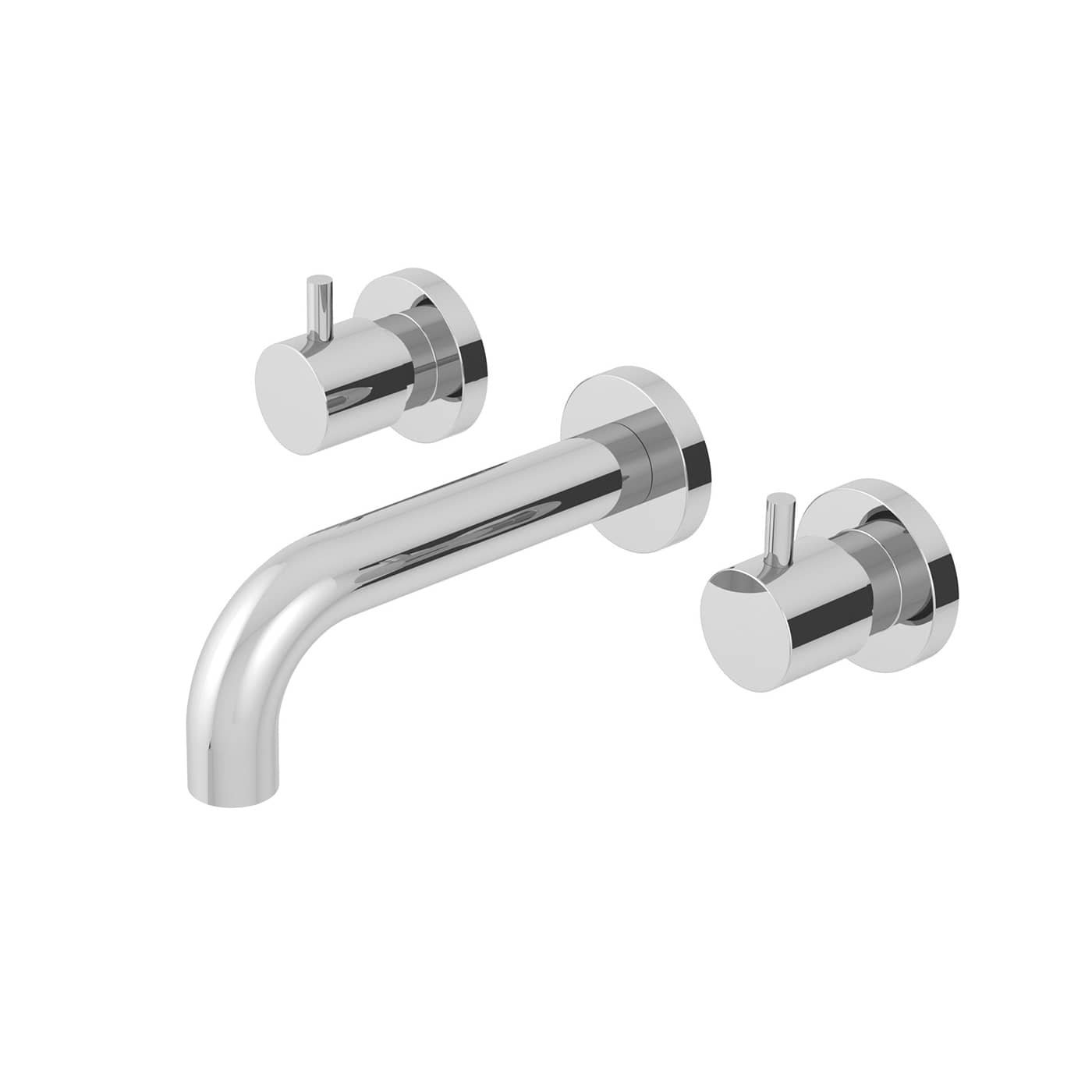 External Parts For 3 Holes Wall Washbasin Group - Spout Cm.20