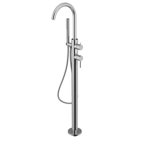 External Parts For Floor Bathtub Mixer With Shower Kit