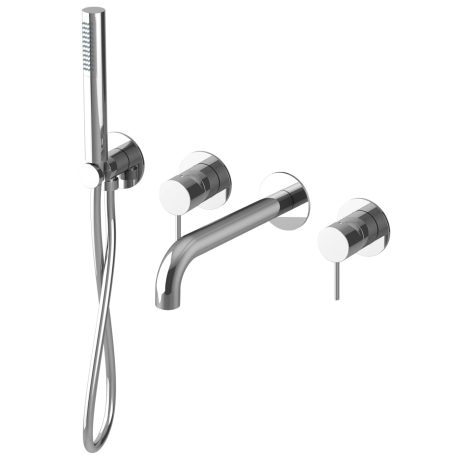 External Parts For Wall Bathtub Mixer With Shower